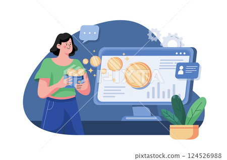 Bitcoin Transfer to The Wallet 124526988