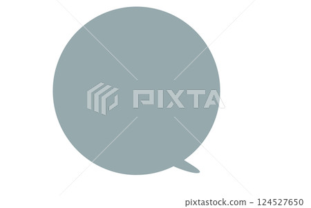 語音氣泡灰色 語音氣泡灰色 124527650
