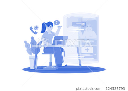 IT help desk implements changes for better service. 124527793