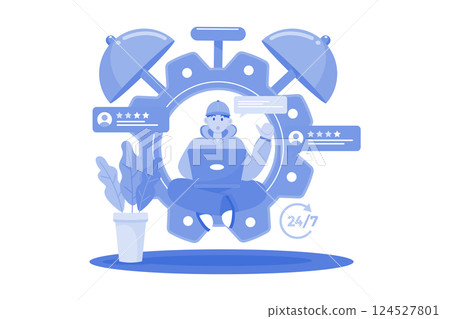 Technical support staff improves response time 124527801