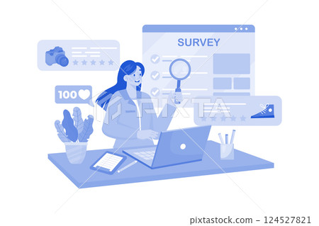 Businesses understand customer needs through surveys. Businesses understand customer needs through surveys. 124527821