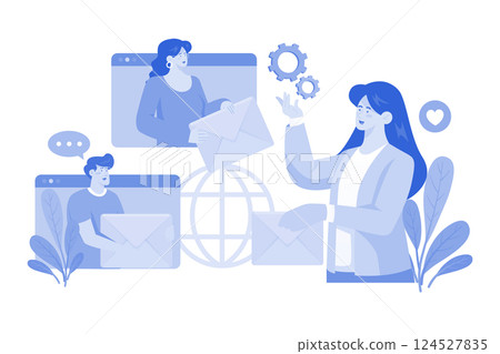 Email service integrates with third-party email clients. Email service integrates with third-party email clients. 124527835