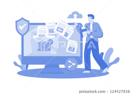Email attachments facilitate file sharing and collaboration. Email attachments facilitate file sharing and collaboration. 124527838