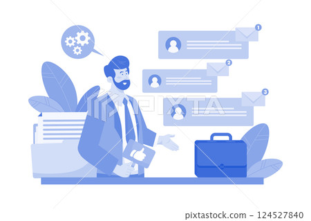 Email service allows organization and management of messages. Email service allows organization and management of messages. 124527840