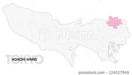 Location map of Adachi Ward, Tokyo (with ward boundaries)_01 124527949