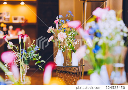 婚禮接待桌花 124528450