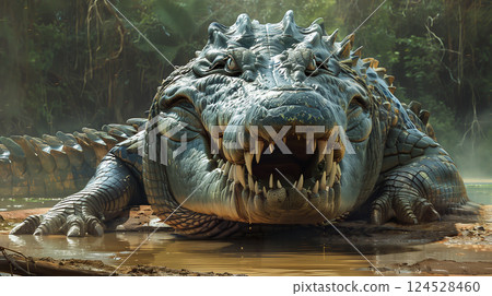 青池裡的鱷魚 124528460