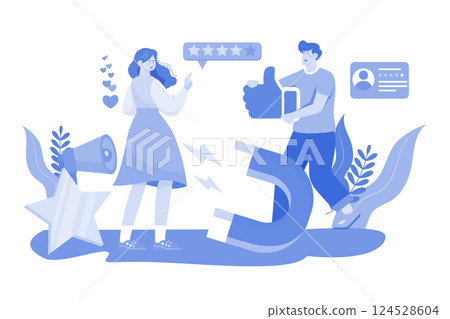 Customer retention specialist works to retain customers. Customer retention specialist works to retain customers. 124528604
