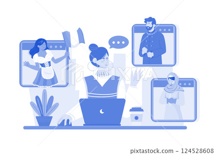 Localization specialist provides support in different languages and cultures. Localization specialist provides support in different languages and cultures. 124528608