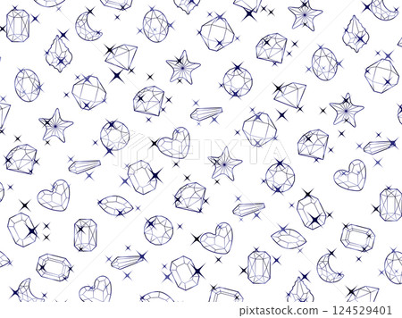 切割玻璃圖案，14 海軍藍 124529401