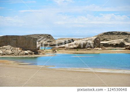 Photo of Yadan Landform in Qinghai Province, China 124530048