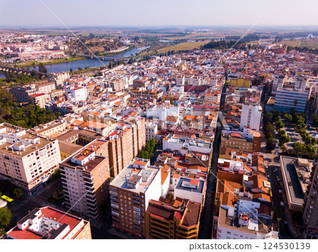 Aerial view of Badajoz, Spain Aerial view of Badajoz, Spain 124530139
