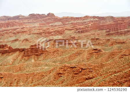 Photo of Danxia Landform in Gansu Province, China Photo of Danxia Landform in Gansu Province, China 124530290