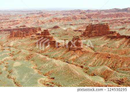 Photo of Danxia Landform in Gansu Province, China 124530295