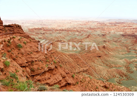 Photo of Danxia Landform in Gansu Province, China 124530309