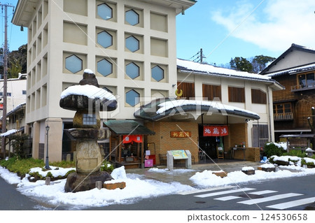 城崎溫泉雪景 124530658