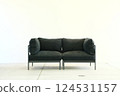 Stylish sofa for a minimalist space 124531157