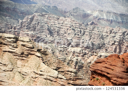 Photo of Danxia Landform in Gansu Province, China 124531336