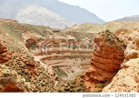 Photo of Danxia Landform in Gansu Province, China 124531385