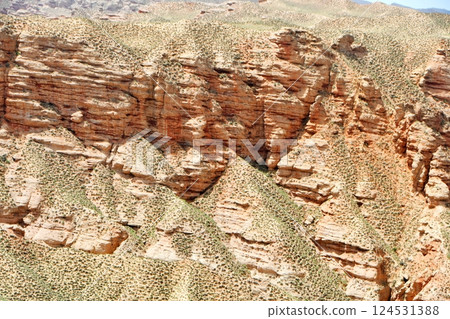 Photo of Danxia Landform in Gansu Province, China 124531388