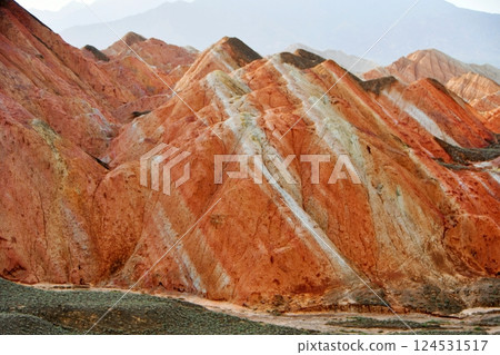 Photo of Danxia Landform in Gansu Province, China 124531517
