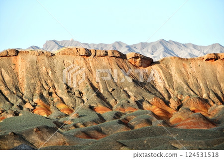 Photo of Danxia Landform in Gansu Province, China 124531518