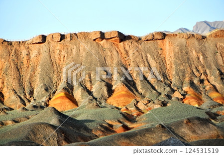 Photo of Danxia Landform in Gansu Province, China 124531519