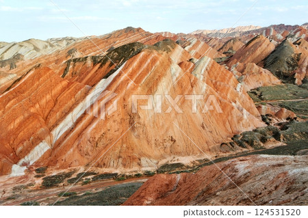 Photo of Danxia Landform in Gansu Province, China 124531520