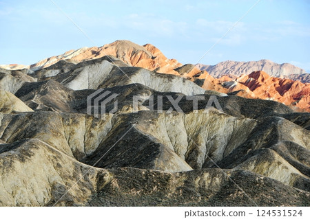 Photo of Danxia Landform in Gansu Province, China 124531524