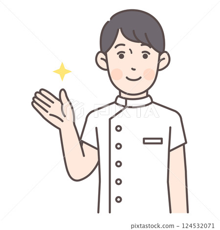 Male nurse to guide 124532071