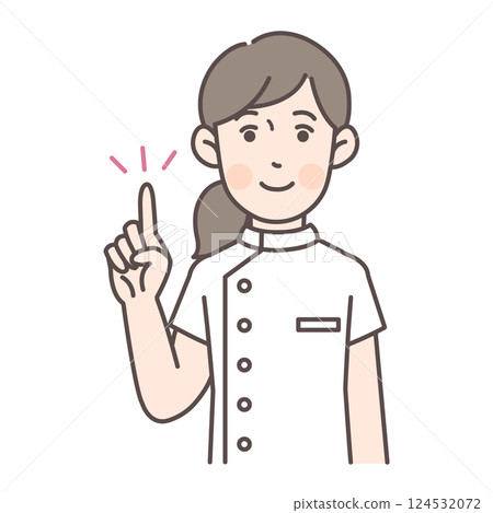 女護士指著 124532072