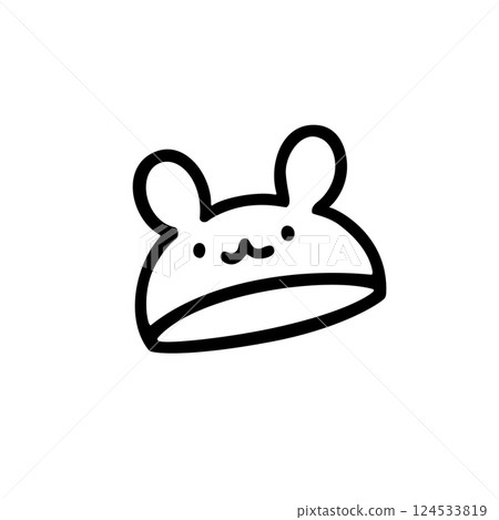 Simple hat illustration material Simple hat illustration material 124533819