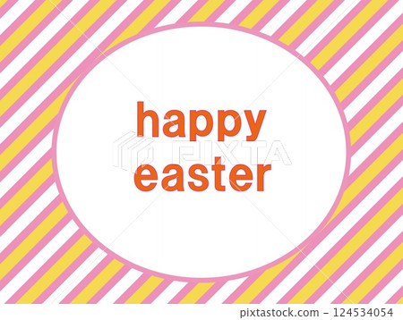 Happy Easter Stripes 124534054