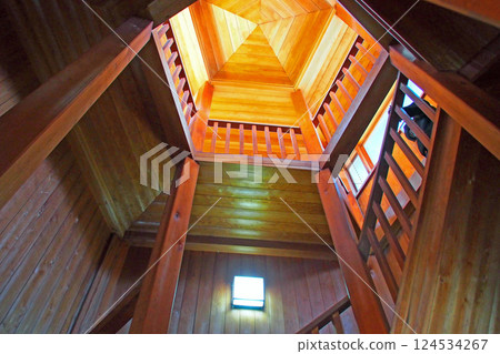 Inside the watchtower at Fudabagashi Park [Soka City, Saitama Prefecture] 124534267