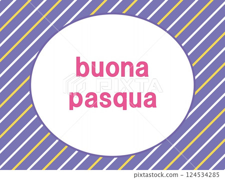 Happy Easter buona pasqua stripes 124534285