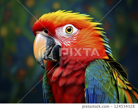 Parrot AI-generated image 124534328