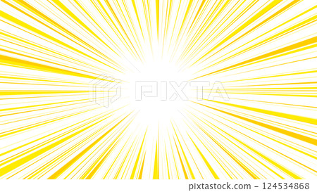 背景材料黃色金色閃耀光線爆炸彩色集中線條關注背景閃光速度漫畫表達 背景材料黃色金色閃耀光線爆炸彩色集中線條關注背景閃光速度漫畫表達 124534868