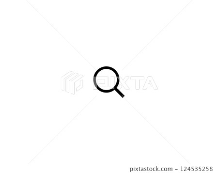 放大鏡符號 放大鏡符號 124535258