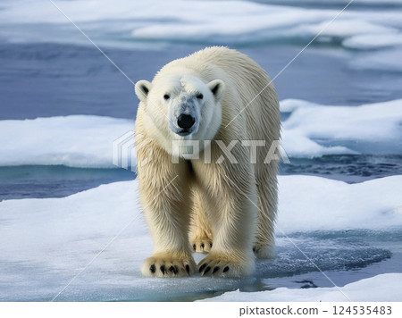 Polar bear AI generated image Polar bear AI generated image 124535483