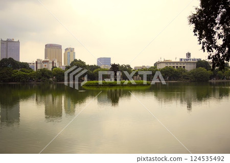 Hoan Kiem Lake Hanoi Vietnam 3 Hoan Kiem Lake Hanoi Vietnam 3 124535492