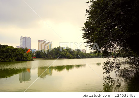 Hoan Kiem Lake Hanoi Vietnam 6 Hoan Kiem Lake Hanoi Vietnam 6 124535493