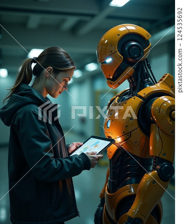 Human-robot interaction in futuristic technology environment for innovation 124535692