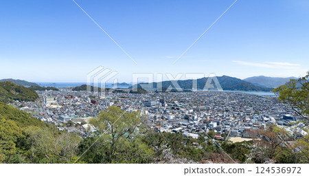 Saiki city view from Shiroyama Saiki city view from Shiroyama 124536972
