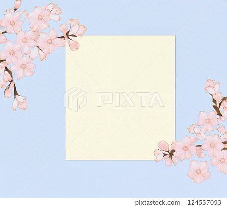 Watercolor style cherry blossom background wallpaper 003 Watercolor style cherry blossom background wallpaper 003 124537093