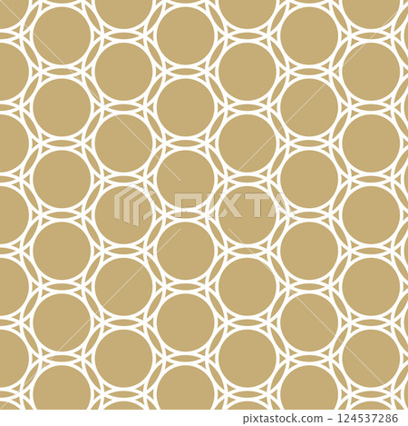 Overlapping double circle background material (Swatch compatible) Gold 124537286