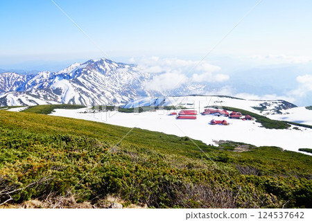 加賀白山：從山頂俯瞰白山室堂及別山 124537642
