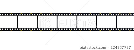 3D illustration of analogue photographic film 124537757