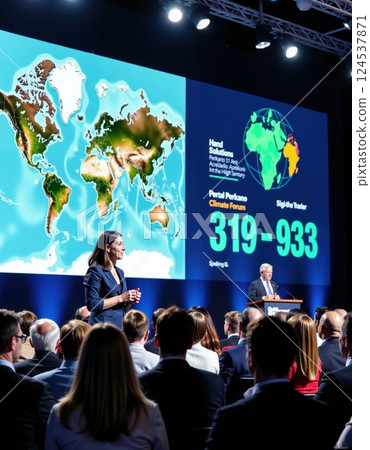 Global climate forum presentation: environmental solutions and data visualization 124537871