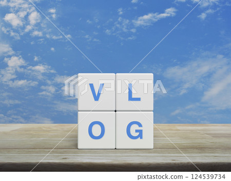 Vlog video marketing concept 124539734