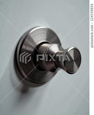 Modern metallic knob design for sleek door hardware Modern metallic knob design for sleek door hardware 124539934